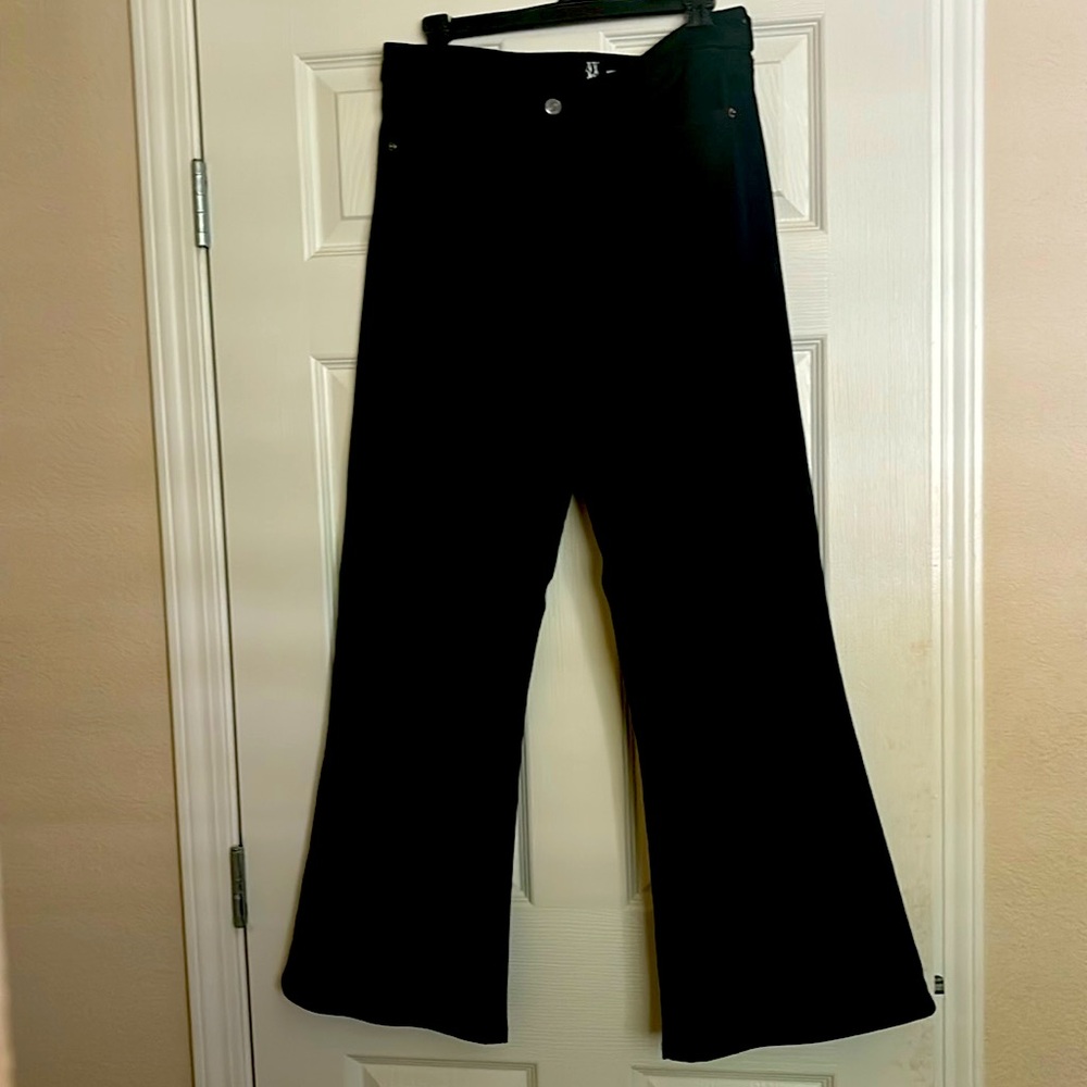 New York and Company highwaist flare black jeans, new with tags.